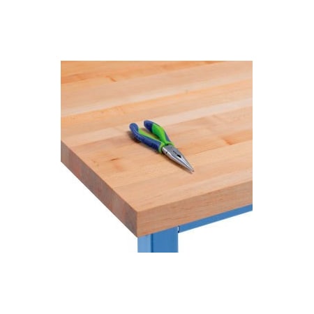 John Boos & Co Workbench Top Maple Butcher Block Square Edge 60W x 30D x 1-3/4 Thick IST012-O